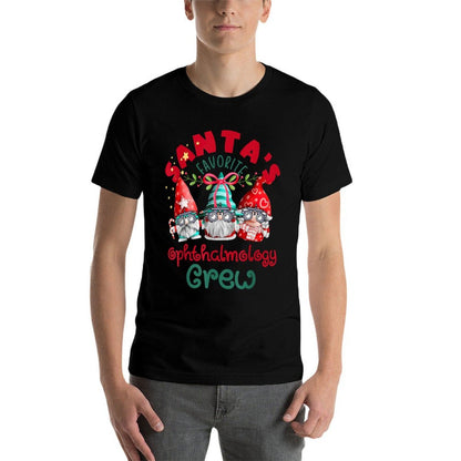 Santas Favorite Ophthalmology Crew Eye Doctor Christmas  Lightweight T-Shirt