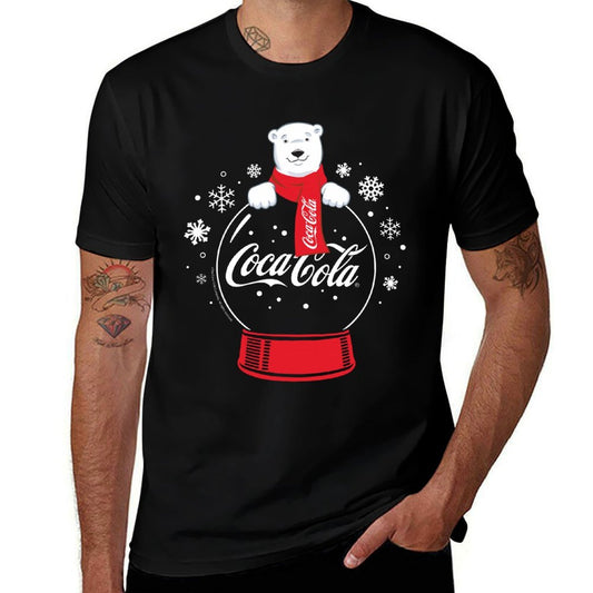Coca-Cola - Polar Bear Snowglobe  Tagless Design T-Shirt