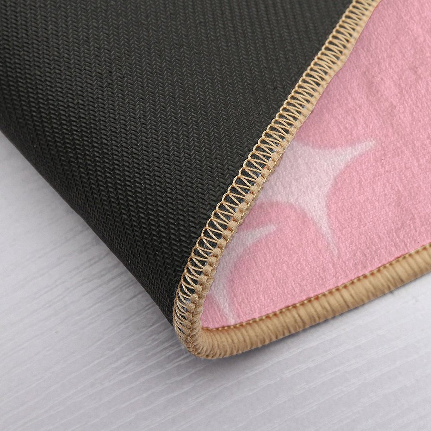 Retro1950s Mid Century Modern Pink Atomic Starburst  Versatile Bath Mat