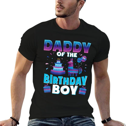Daddy Birthday Boy Llama Pinata Party Matching Family  Classic T-Shirt