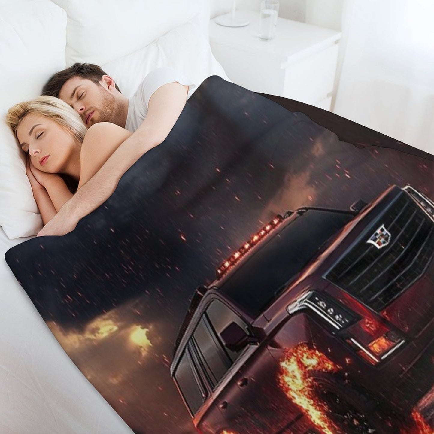 Horror Art Escalade Premium Throw Blanket