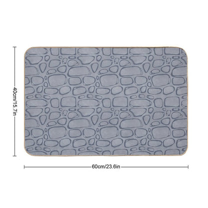 Stone Wall  Easy To Clean Bath Mat
