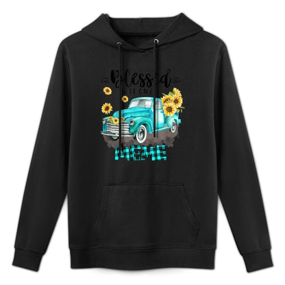 Blessed To Be Called Meme Truck Grandma Family Outfit Customizable Surface Hoodie