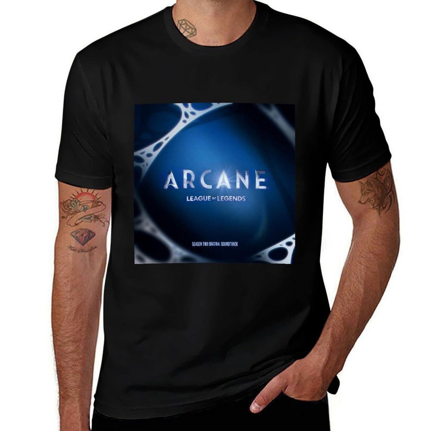 Arcane League of Legends Season 2 (Soundtrack from The Animated Series)  Eco-friendly Material T-Shirt