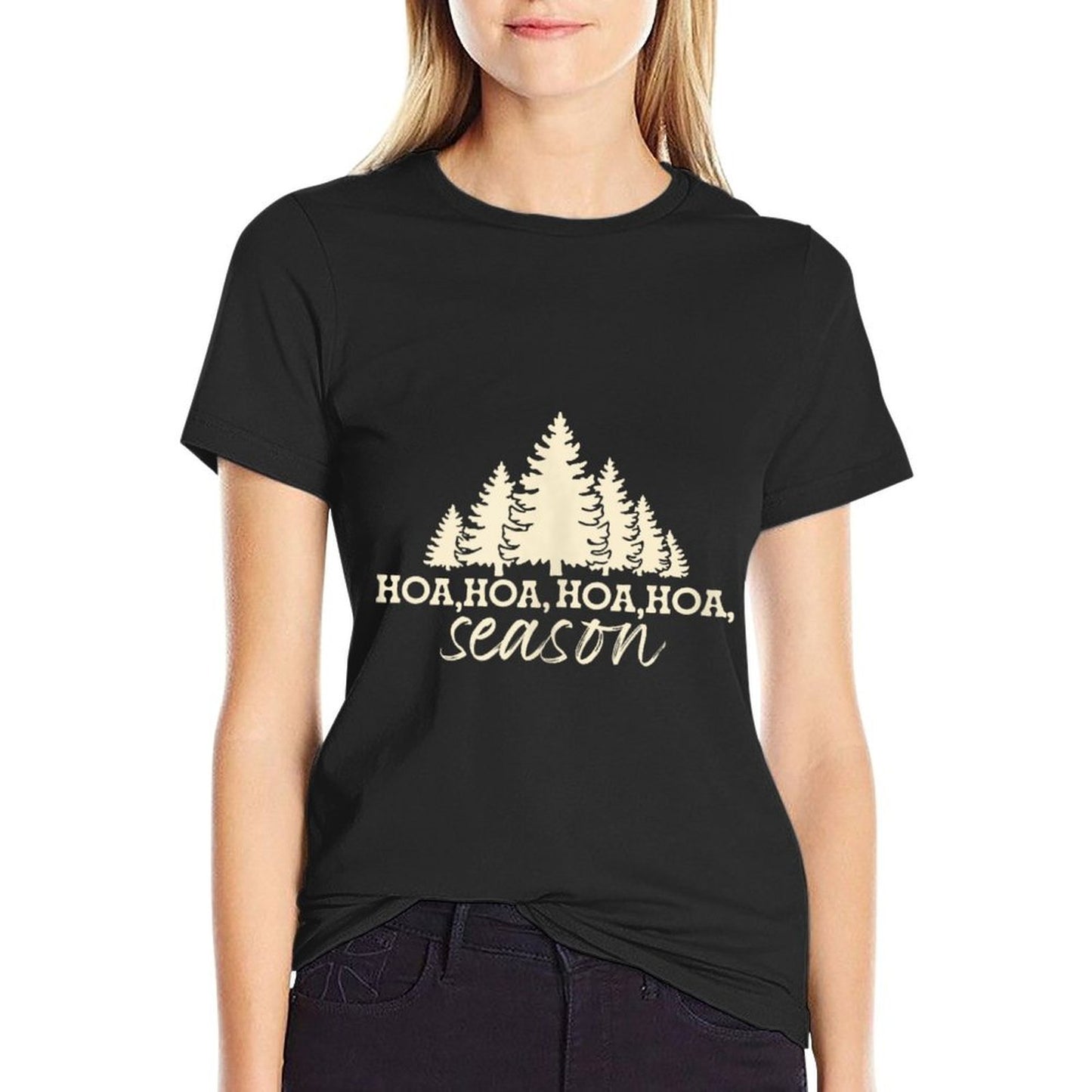 Hoa Hoa Hoa Hoa Hoa Cozy Season Twilight Lover Pine Forest  Odor-resistant T-Shirt
