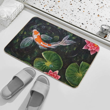 Koi Pond  Eco-Friendly Bath Mat