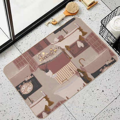 Pattern - Bubble Self-care - Energize  Repositionable Bath Mat