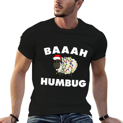 Baaah Humbug Anti-Christmas Sheep Shirt Funny Sheep Tee  Soft T-Shirt