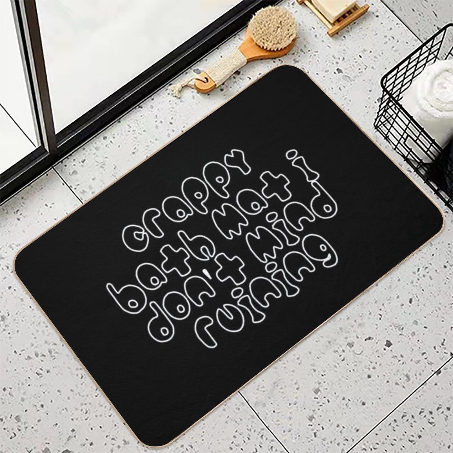 Crappy Bath Mat 2  Easy To Clean Bath Mat