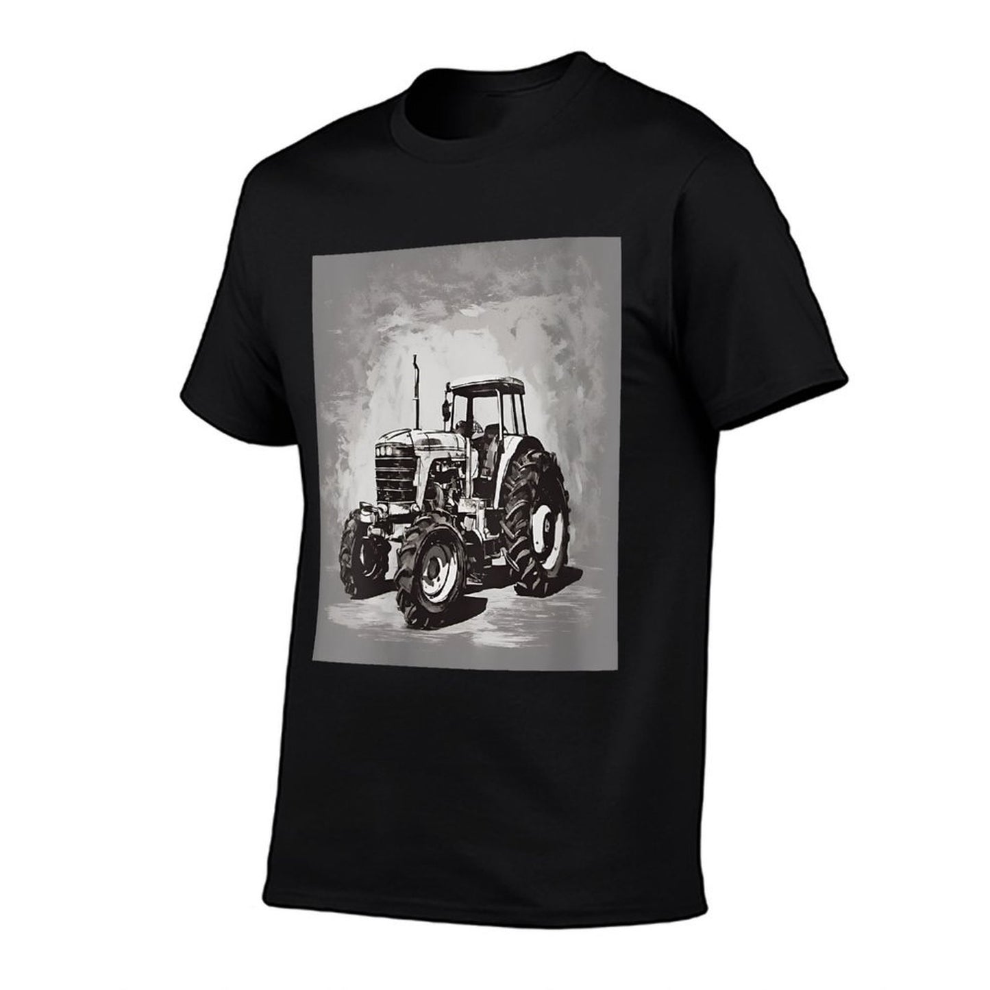 Tractor Twilight Minimalist Agrarian Charm  Classic T-Shirt