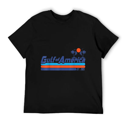Retro Gulf Of US America 2025 American Flag Gulf Mexico Stretchy T-Shirt