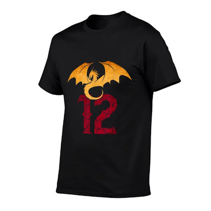 12 Year Old Birthday Dragon Fantasy 12th Bday Boy  Relaxed-fit T-Shirt