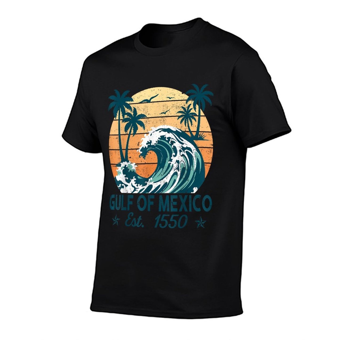 Gulf of Mexico Forever Retro Vintage Beach Mens Women Comfortable T-Shirt