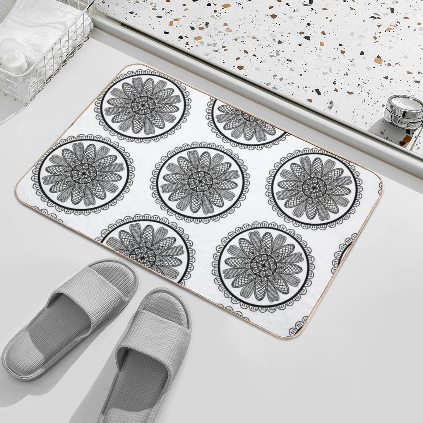 Imperfect Harmony  Long-Lasting Bath Mat