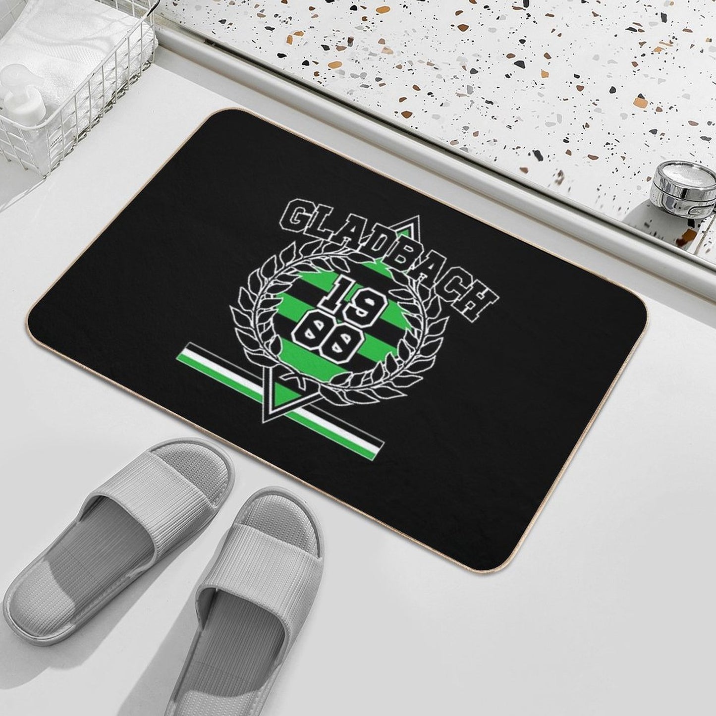 Gladbach 1900 Gladbacher Mönchengladbach Gift  Toxin-Free Bath Mat
