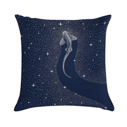 Leopard Shark in Cosmos Soft Skin-Friendly Throw Pillow