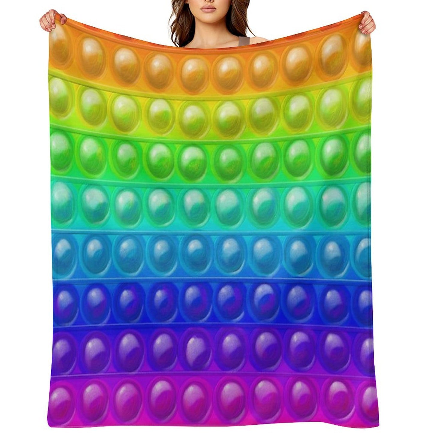 Pop It Sustainable Throw Blanket