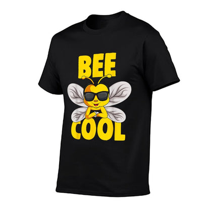 Bee Cool Bumble Bee Boys Girls Kids  Fade-proof Color T-Shirt