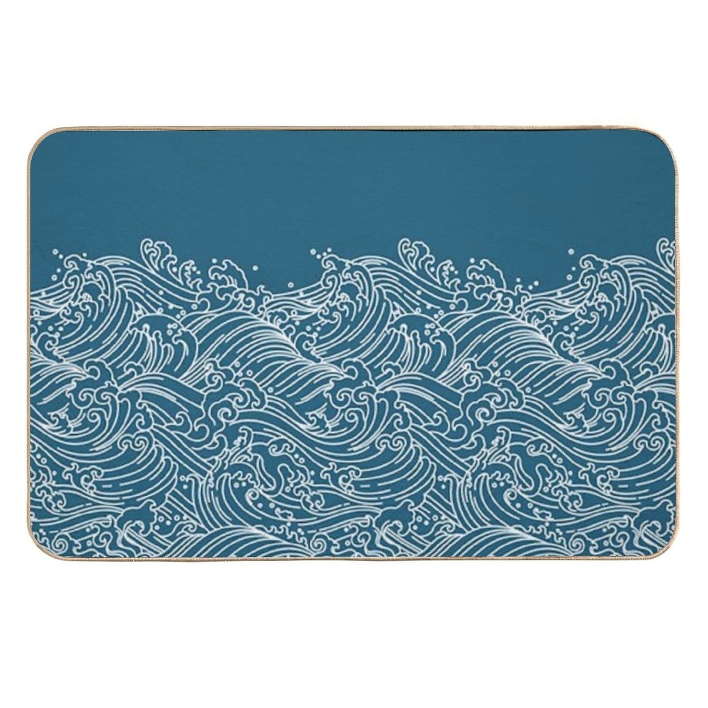 Waves  Stain-Proof Bath Mat