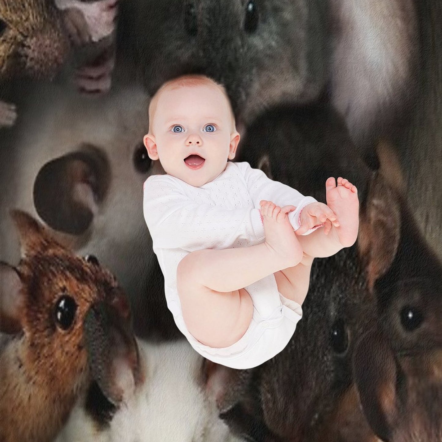 Mice Lightweight Throw Blanket