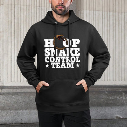 Funny Myth Hoop Snake Control Team Shrink-Resistant Hoodie