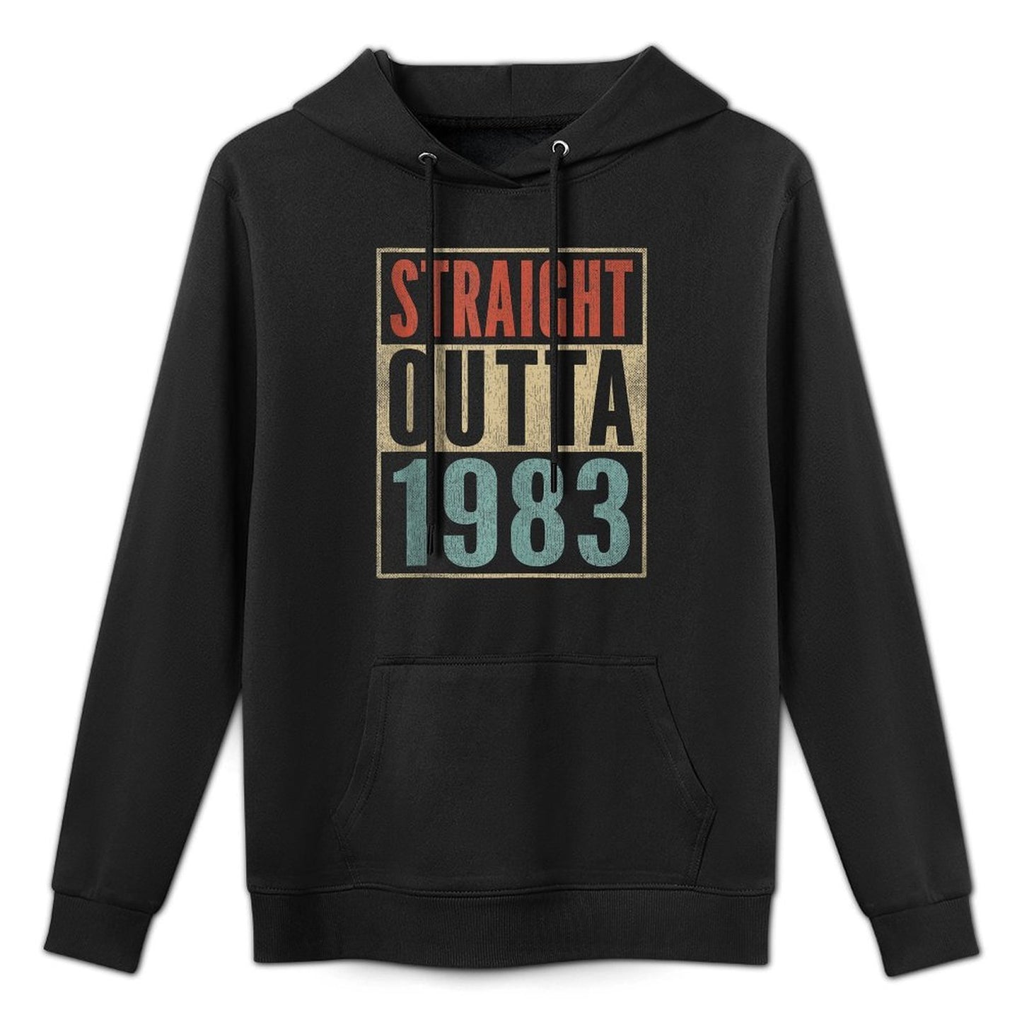 Straight Outta 1983 Funny 40th Birthday 41 Years Old Layering Staple Hoodie
