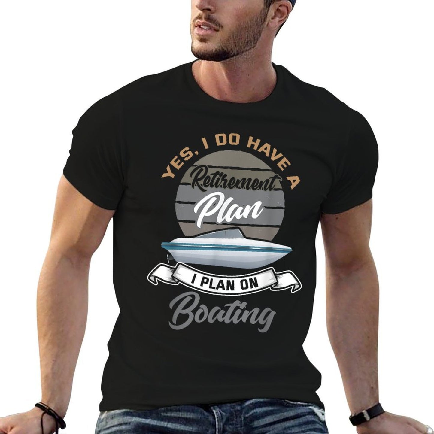 Boating Retirement Funny Boat Captain Retirement Gift  Classic T-Shirt