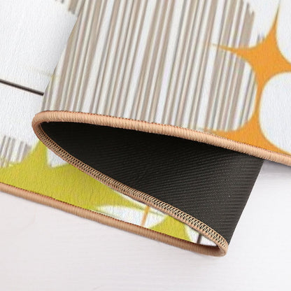 Eames Era Starbursts And Globes 3  Absorbent Bath Mat