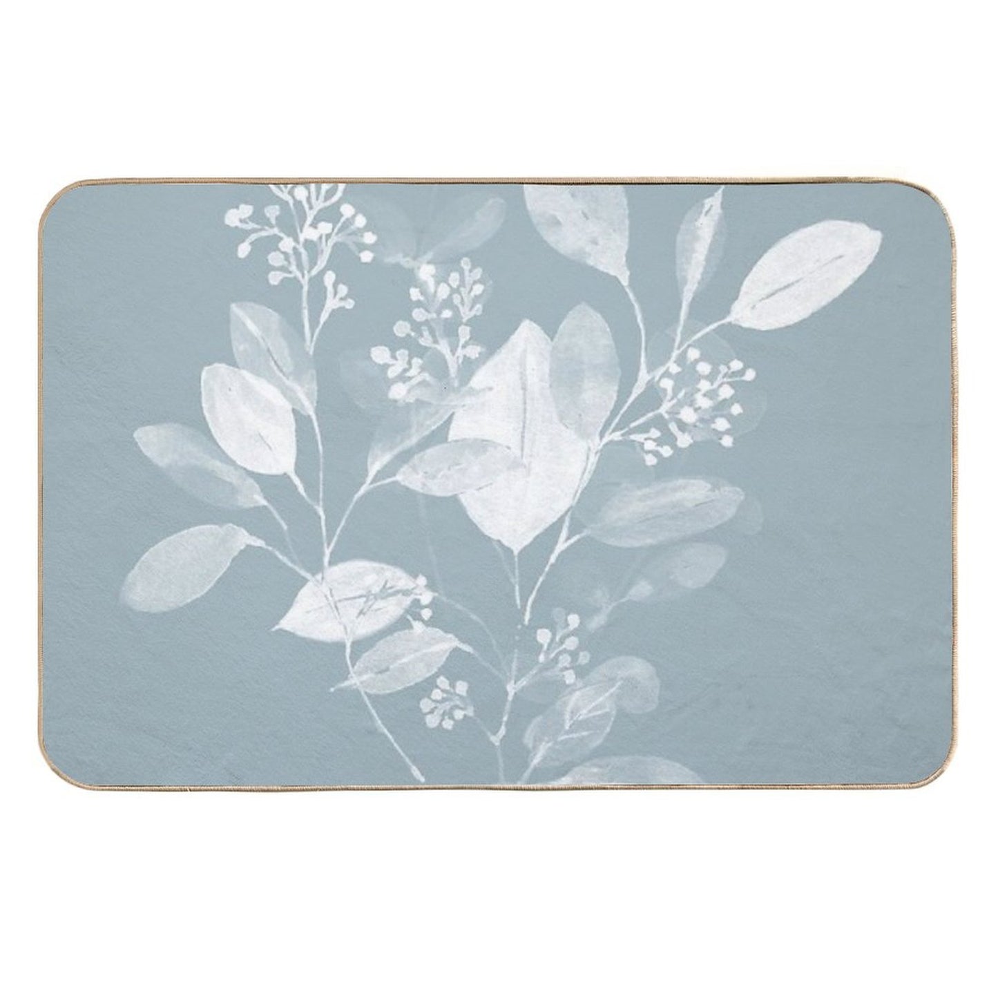 Light Blue Eucalyptus  Versatile Bath Mat