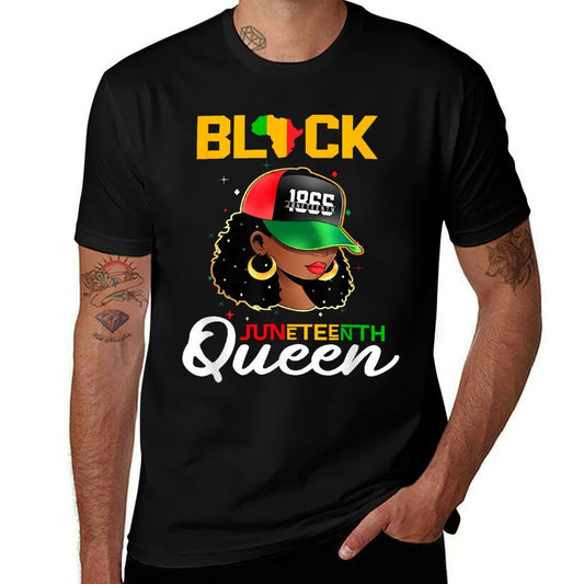 1865 Juneteenth Black Queen  Graphic-printed T-Shirt