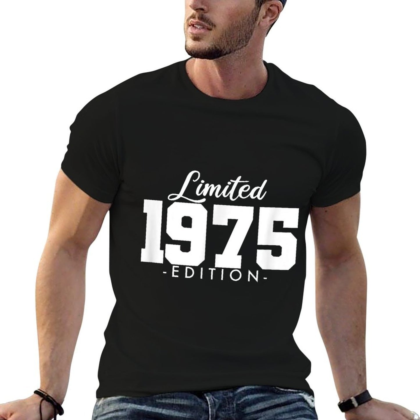 Gift for 50 Year Old 1975 Limited Edition 50th Birthday  Slim-fit Cut T-Shirt