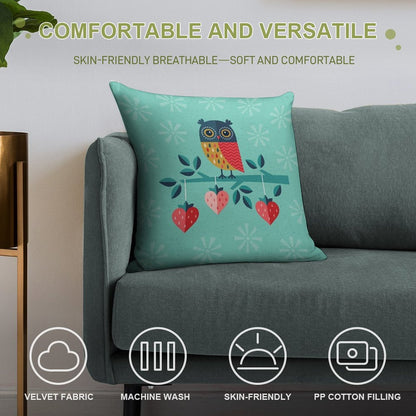 Owl Always Love You Soft Easy Maintenance Throw Pillow