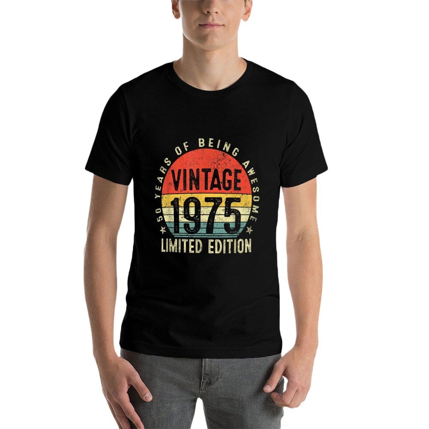 Vintage 1975 Limited Edition 50 Year Old Gifts 50th Birthday  Quick-drying T-Shirt