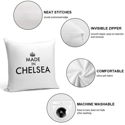 Made In Chelsea Soft Skin-Friendly Throw Pillow