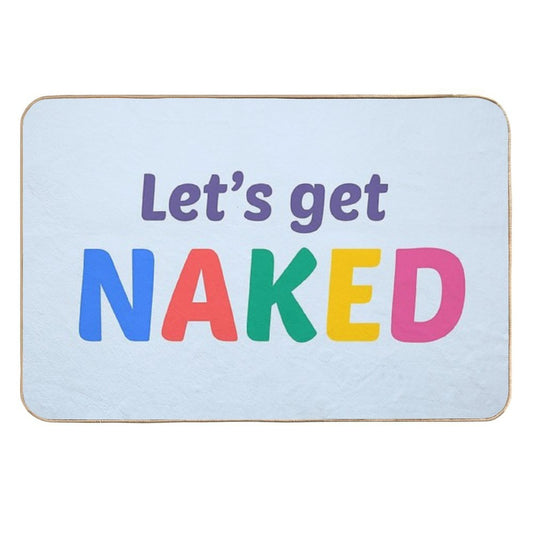 Let's Get Naked!  High-Traffic Bath Mat
