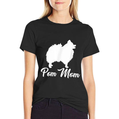 Pom Mom Pomeranian  Moisture-wicking T-Shirt