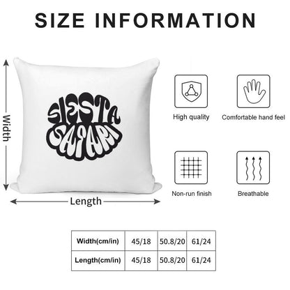 Siesta Safari Soft Reinforced Edging Throw Pillow