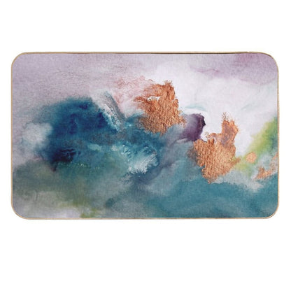 Abstract Birth  Fade-Resistant Bath Mat
