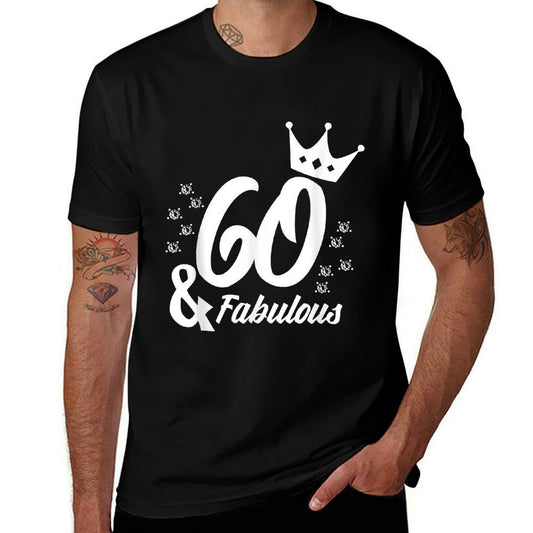 60 & Fabulous 60th Birthday Diamond 1958 T-shirt  Affordable Price T-Shirt