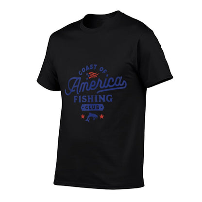Coast of America Gulf of USA Fishing Summer Gift  Wrinkle-resistant T-Shirt