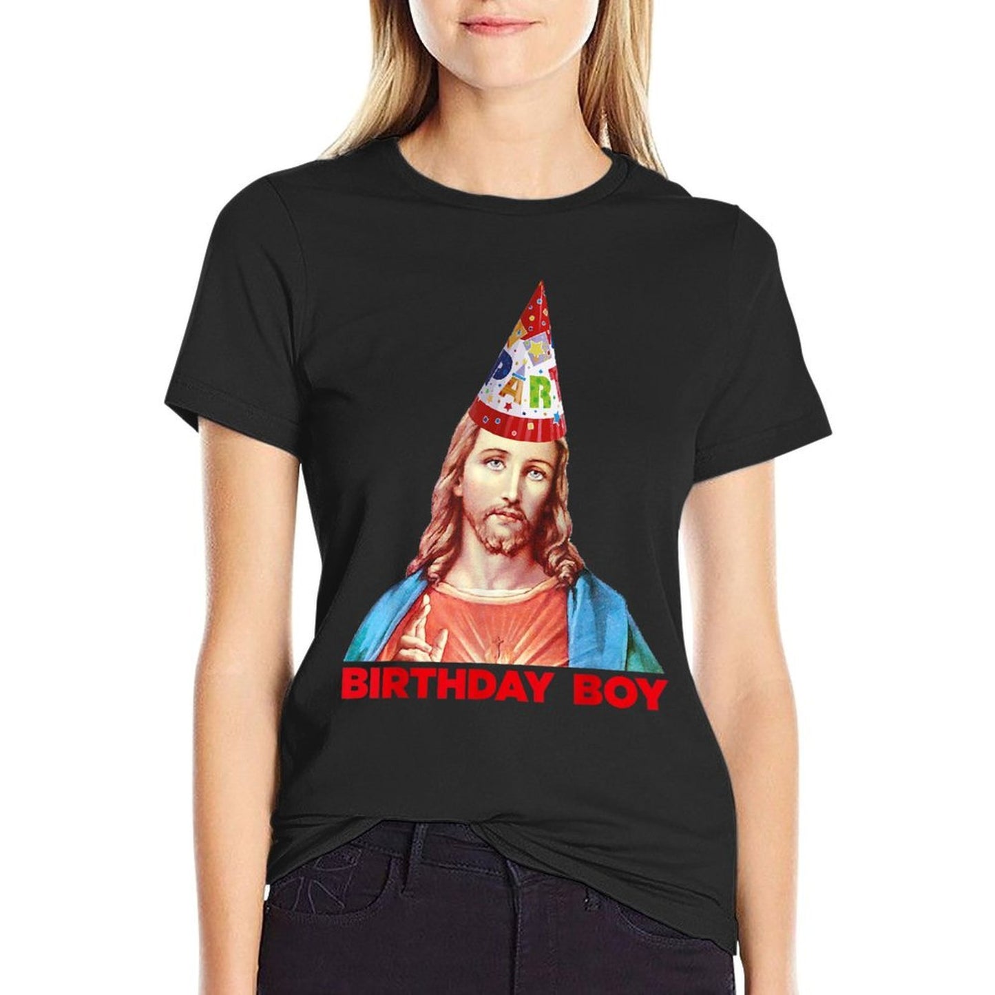 Popfunk Unisex-Family Funny Christmas Jesus Birthday Boy  Quick-drying T-Shirt