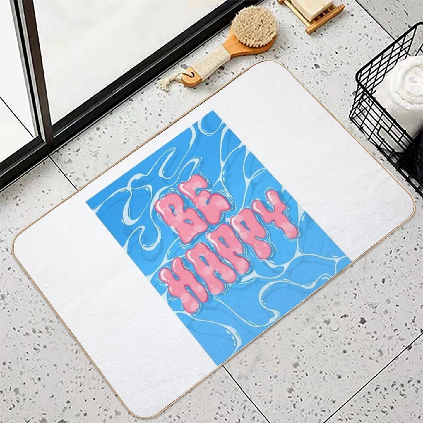 Be Happy  Pet-Safe Bath Mat