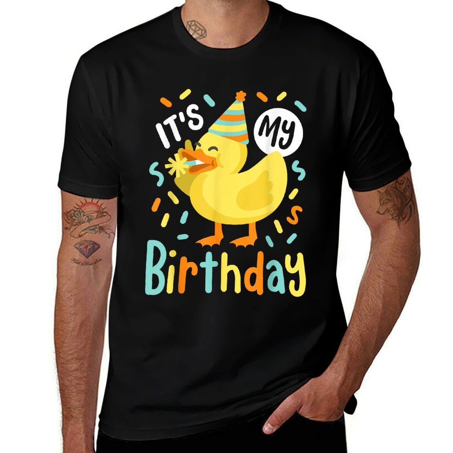 It's My Birthday Rubber Duck Lover Kids Girls Boys Bday Comfortable T-Shirt