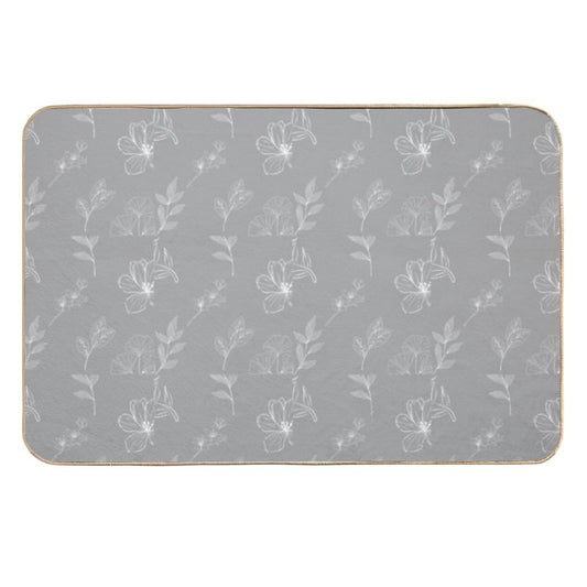 Cute Floral Pattern  Dirt-Trapping Bath Mat