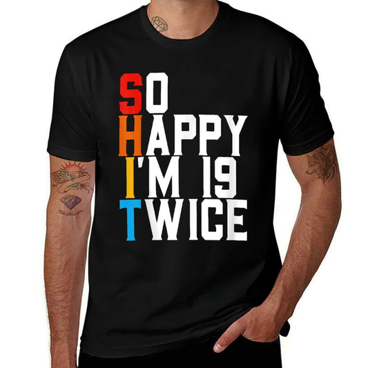 Sarcastic Funny 38 Years Old Bday Vintage 38th Birthday  Summer-ready Fabric T-Shirt