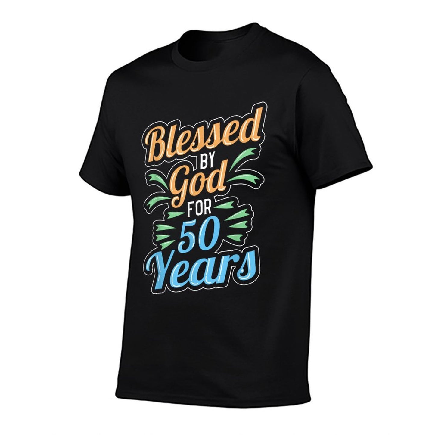 Blessed By God for 50 Years 50th Birthday  Soft T-Shirt