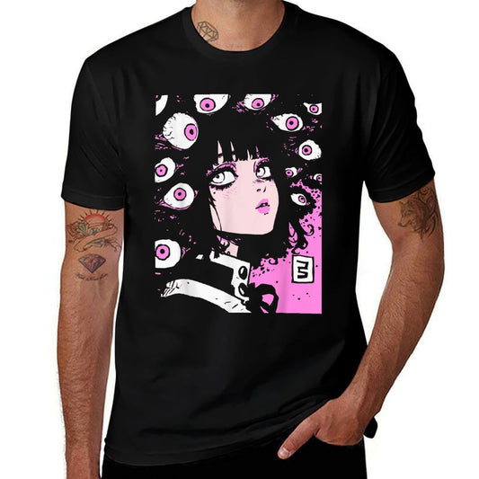 Horror Anime Manga  Japan Japanese Creepy Kawaii Goth  Quick-drying T-Shirt