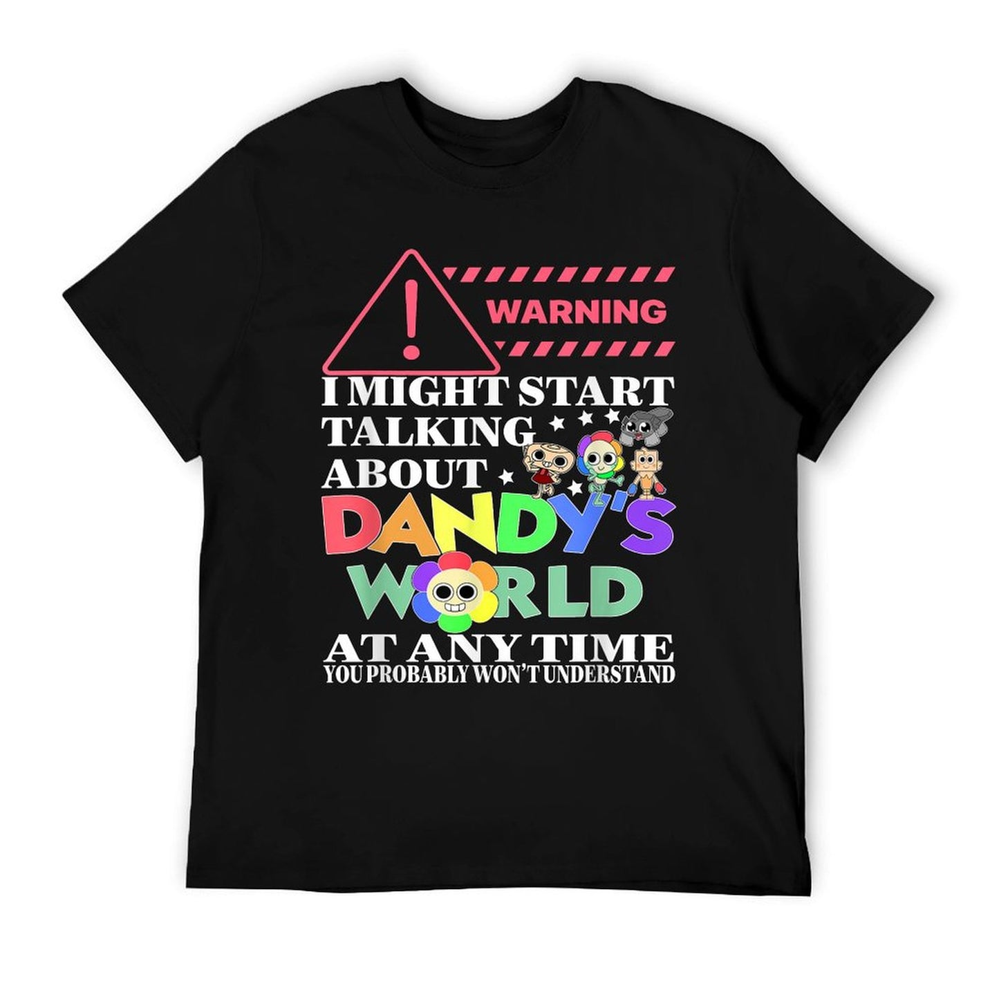 Dandy's World Characters Funny For Men Women Kids High-quality Stitching T-Shirt