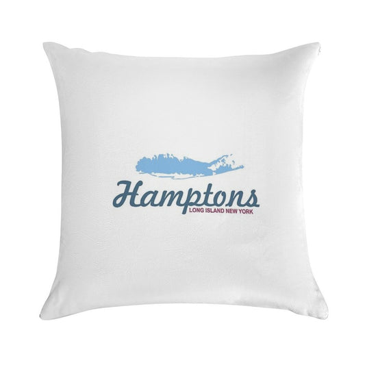 The Hamptons - Long Island. Soft Washable Throw Pillow