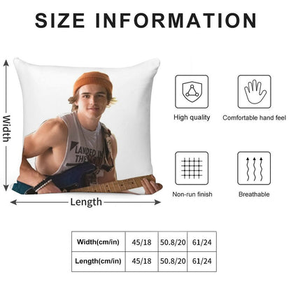 Charlie Gillespie Luke Patterson Soft Multiple Sizes Throw Pillow